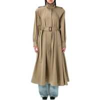 Paltoane Chloé High-Neck Long Trench Coat Femei