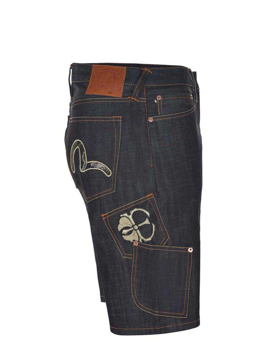 Pantaloni Evisu Evisu Shorts DENIM SCURO Barbati (BM 17930796) 2