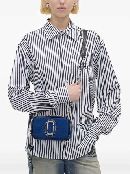Genti de umar Marc Jacobs Marc Jacobs The Denim Chain Snapshot Crossbody Bag BLUE Femei (BM 17930835) 2