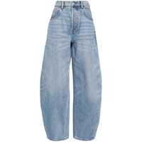 Blugi Alexander Wang Light Blue Distressed Flare Jeans Femei