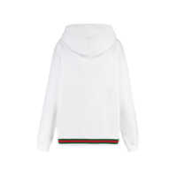 Topuri Gucci Dama - Bluze de trening Gucci Gucci T-Shirt Full Zip Cotton Hoodie WHITE Femei (BM 17931882) - B-mall.ro