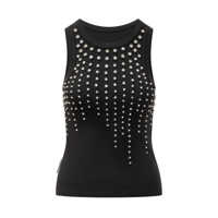 Topuri Des_Phemmes Rhinestone Tank Top Femei
