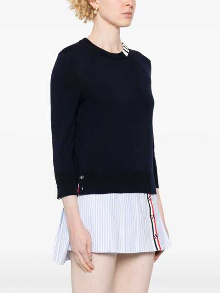 Pulovere Thom Browne Thom Browne Sweaters BLUE Femei (BM 17933379) 3