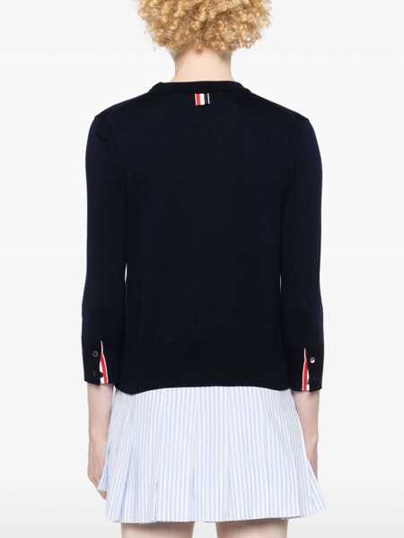 Pulovere Thom Browne Thom Browne Sweaters BLUE Femei (BM 17933379) 4