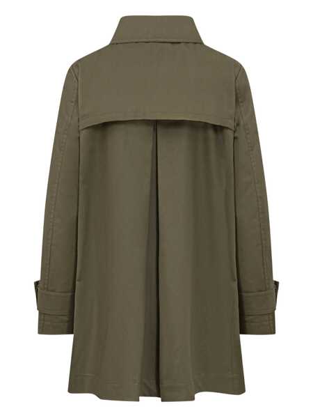 Paltoane Herno Herno Delon Medium Trench Coat GREEN Femei (BM 17933445) 2