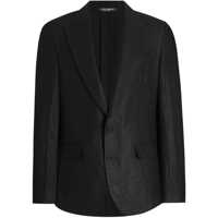 Sacouri Dolce & Gabbana Dolce & Gabbana Black Linen Blazer
