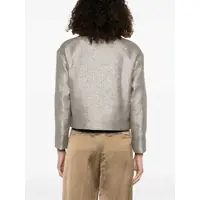 Geci Herno Dama - Geci biker Herno Herno Metallic Boucle Biker Jacket GOLD Femei (BM 17933559) - B-mall.ro