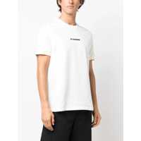 Tricouri Jil Sander pentru Barbati - Tricouri Jil Sander Jil Sander Logo Cotton T-Shirt WHITE Barbati (BM 17934000) - B-mall.ro
