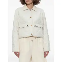 Geci Moncler Dama - Geci Moncler Moncler Chitre Quilted Jacket WHITE Femei (BM 17934096) - B-mall.ro