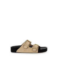 Sandale Isabel Marant Lennyo Suede Leather Sandals Femei