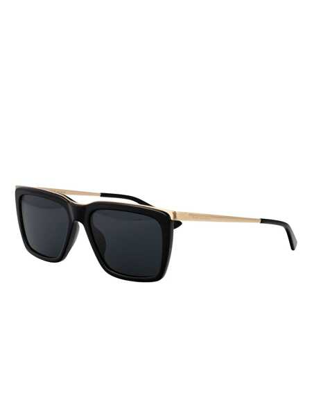 Ochelari de soare Saint Laurent Saint Laurent Eyewear Sunglasses BLACK-GOLD-BLACK Barbati (BM 17935335) 2
