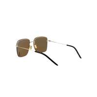 Ochelari de soare Saint Laurent Dama - Ochelari de soare Saint Laurent Saint Laurent Eyewear Sunglasses GOLD-GOLD-BROWN Femei (BM 17935404) - B-mall.ro