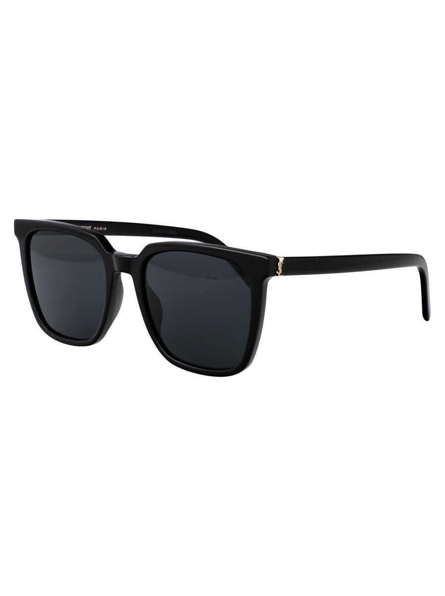 Ochelari de soare Saint Laurent Saint Laurent Eyewear Sunglasses BLACK-BLACK-BLACK Femei (BM 17935422) 2