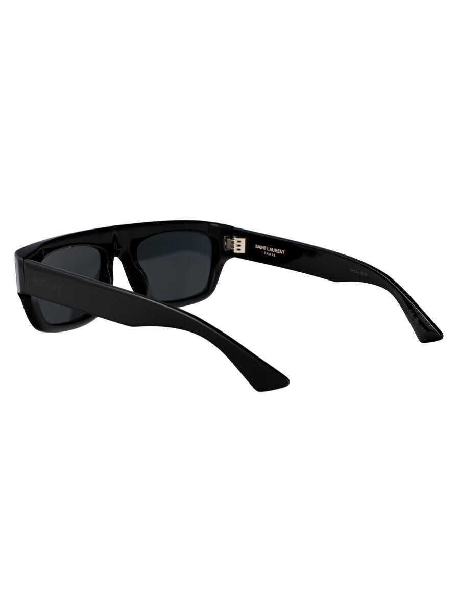 Ochelari de soare Saint Laurent Saint Laurent Eyewear Sunglasses BLACK-BLACK-BLACK Barbati (BM 17935434) 4