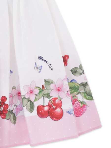 Fuste Monnalisa COTTON SKIRT White Fete (BM 17935788) 3