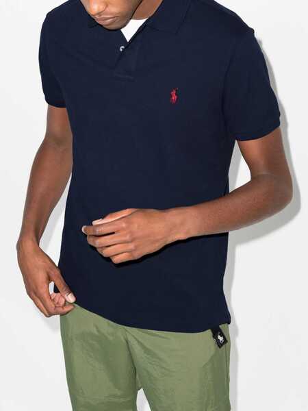 Tricouri Polo Ralph Lauren Pique polo shirt Blue Barbati (BM 17935959) 2