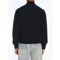 Bomber jacket Moncler Dama - Geci de iarna Moncler Knit Down Jacket BLUE Femei (BM 17936131) - B-mall.ro