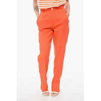 Pantaloni casual Wool Blend Pleated Pants Femei