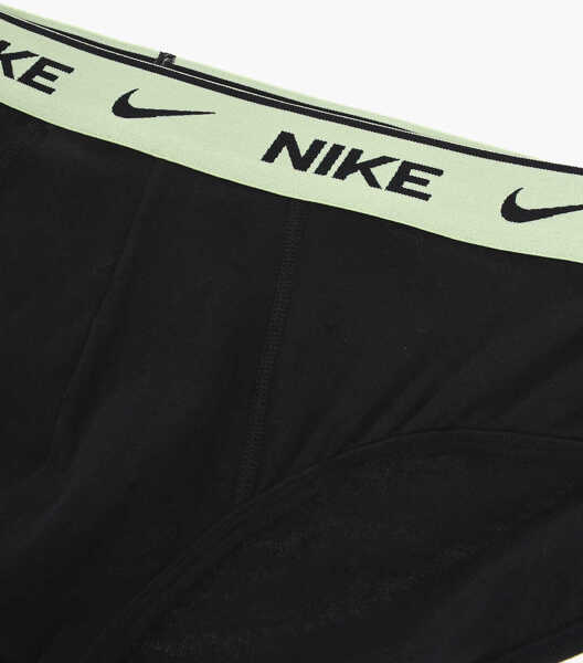 Chiloti Nike Set 3 Pairs Of Stretch Cotton Briefs With Logoed Elastic Ban Black Barbati (BM 17936164) 3