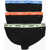 Nike Set 3 Pairs Of Stretch Cotton Briefs With Logoed Elastic Ban Black