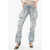 THE ATTICO Light-Washed Cargo Denims Light Blue