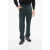 CORNELIANI Wool Blend Circle Pants With Visible Stitching Green