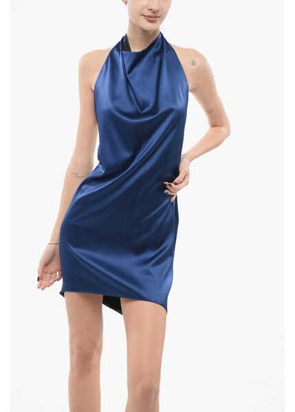 Rochii lungi STEPHAN JANSON Silk Openback Dress Blue Femei (BM 17936191) 4