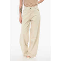 Blugi drepti High-Waisted Wide Leg Pants Femei