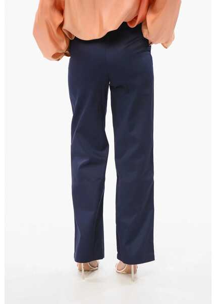 Pantaloni casual Armani Emporio Twill Cotton Chinos Pants Blue Femei (BM 17936200) 3