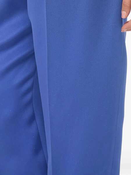 Pantaloni casual Armani Silk Pleated Pants Blue Femei (BM 17936212) 3