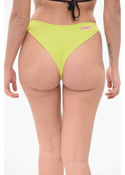 Bikini Chiara Ferragni Solid Color Stretch Nylon Bikini Bottom Green Femei (BM 17936215) 2