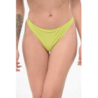 Bikini Solid Color Stretch Nylon Bikini Bottom Femei