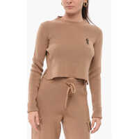 Pulovere Crew Neck Cashmere Blend Sweater Femei