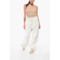 Imbracaminte DARKPARK Dama - Blugi drepti DARKPARK Regular Fit Daisy Denims With Drawstringed Ankle White Femei (BM 17936224) - B-mall.ro