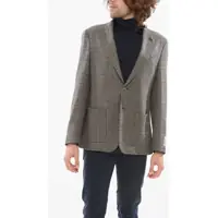Sacouri CORNELIANI Cc Collection Unlined Blazer With Mutlicolor Glen Plaid Moti