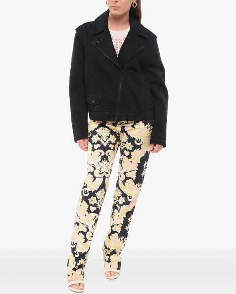 Geci de blugi Armani Emporio Denim Jacket With Removable Sleeves Black Femei (BM 17936350) 2