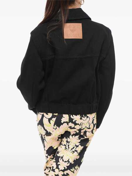 Geci de blugi Armani Emporio Denim Jacket With Removable Sleeves Black Femei (BM 17936350) 3