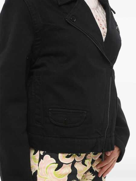 Geci de blugi Armani Emporio Denim Jacket With Removable Sleeves Black Femei (BM 17936350) 4