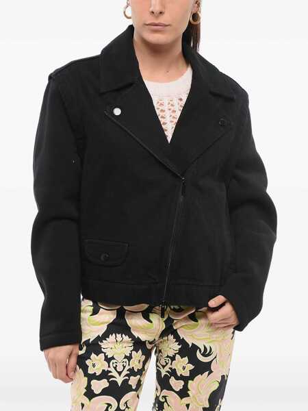 Geci de blugi Armani Emporio Denim Jacket With Removable Sleeves Black Femei (BM 17936350) 1