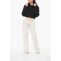 Topuri Dama pagina 84 - Bluze de trening Alaa Brushed Cotton Cropped Fit Hoodie Black Femei (BM 17936398) - B-mall.ro
