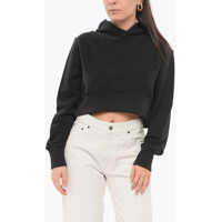 Bluze de trening Brushed Cotton Cropped Fit Hoodie Femei