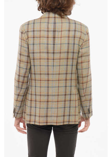 Sacouri CORNELIANI Cc Collection Checkered Refined Blazer Multicolor Barbati (BM 17936401) 2