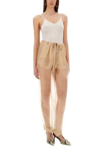 Pantaloni casual Khaite Pants Trenton NUDE Femei (BM 17936533) 2