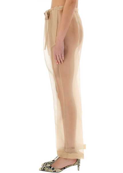 Pantaloni casual Khaite Pants Trenton NUDE Femei (BM 17936533) 4