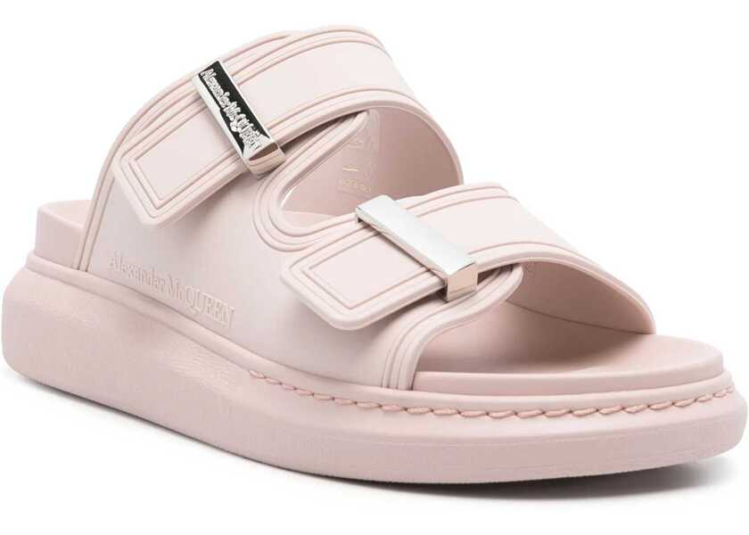 Sandale Alexander McQueen Oversize Hybrid Sandal SILVER Femei (BM 17936542) 2