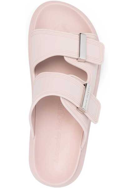 Sandale Alexander McQueen Oversize Hybrid Sandal SILVER Femei (BM 17936542) 4