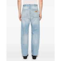 Blugi drepti MM6 Maison Margiela pentru Barbati - Blugi drepti MM6 Maison Margiela Distressed Jeans Effect DENIM Barbati (BM 17936569) - B-mall.ro