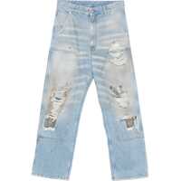 Blugi drepti Distressed Jeans Effect Barbati
