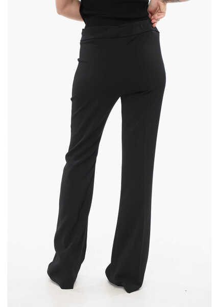 Pantaloni casual AVENUE MONTAIGNE High-Waisted Bellini Pants Black Femei (BM 17936653) 2