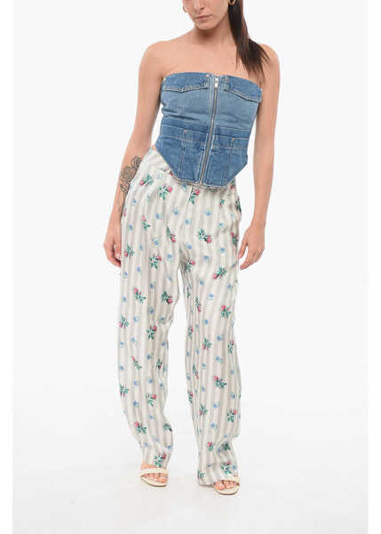 Bluze DION LEE Denim Top With Front Zip Light Blue Femei (BM 17936686) 4